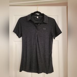 Under Armor polo shirt, Size: S, Color: Black